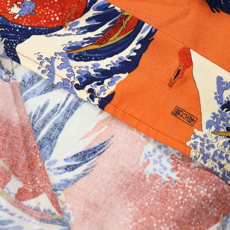 STUDIO D'ARTISAN ステュディオダルチザン SP-092 45周年企画 45th 富嶽三十六景アロハシャツ