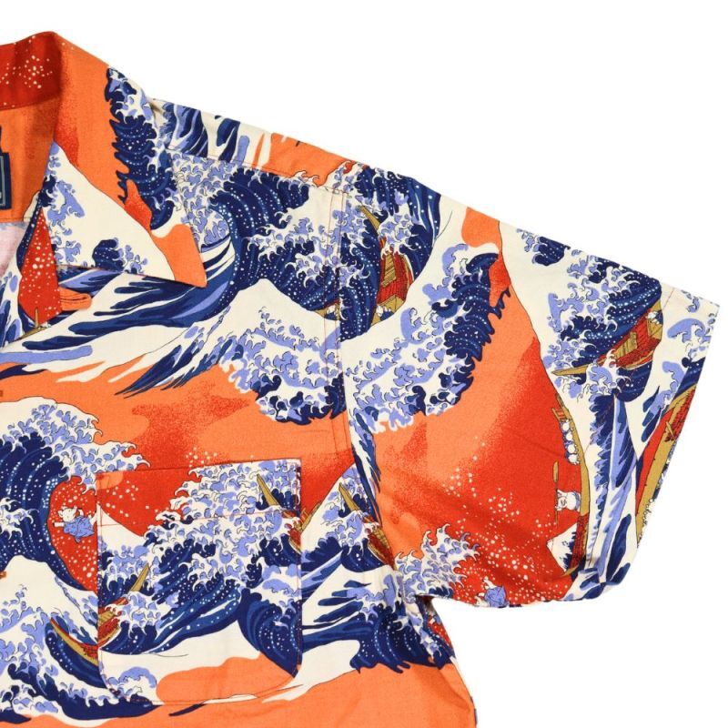 STUDIO D'ARTISAN ステュディオダルチザン SP-092 45周年企画 45th 富嶽三十六景アロハシャツ