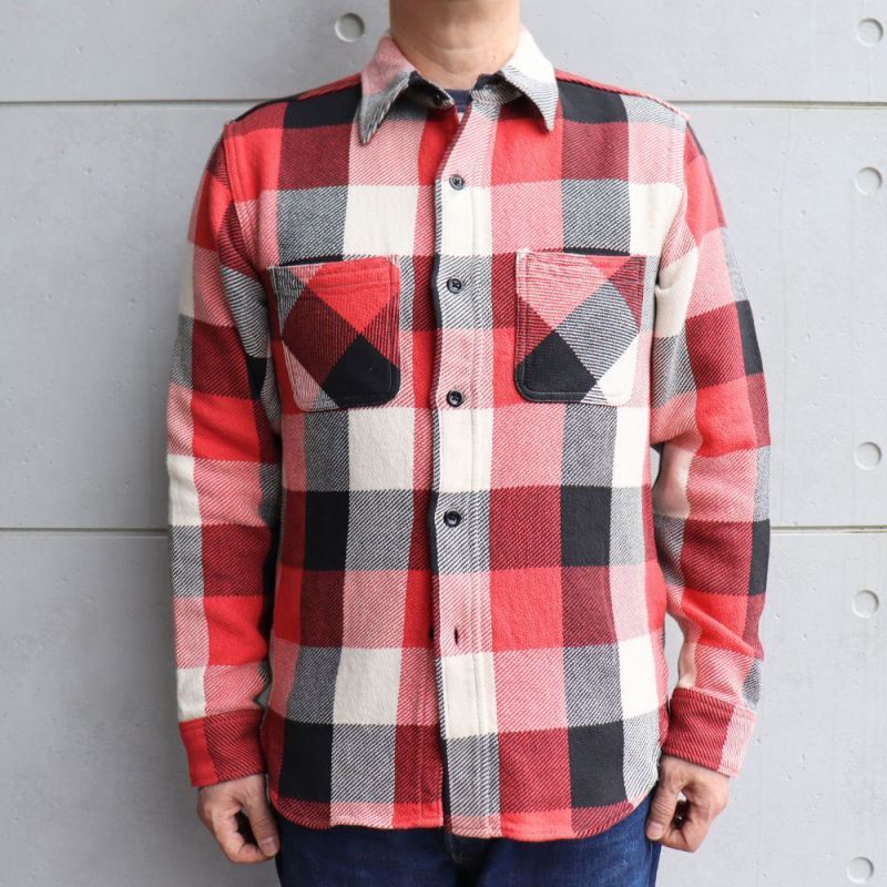 JELADO ジェラード JP01123 Farmers Shirt ファーマーズシャツ 長袖ネルシャツ