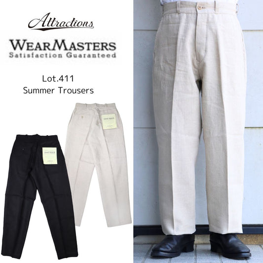 WEARMASTERS by ATTRACTIONS ウエアマスターズ アトラクションズ 411 Summer Trousers サマートラウザー