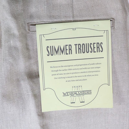 WEARMASTERS by ATTRACTIONS ウエアマスターズ アトラクションズ 411 Summer Trousers サマートラウザー