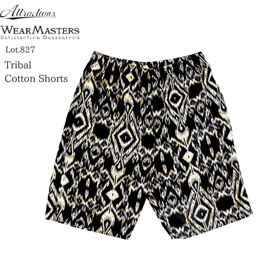 WEARMASTERS by ATTRACTIONS ウエアマスターズ バイ アトラクションズ 827 Tribal Cotton Shorts トライバル ショーツ