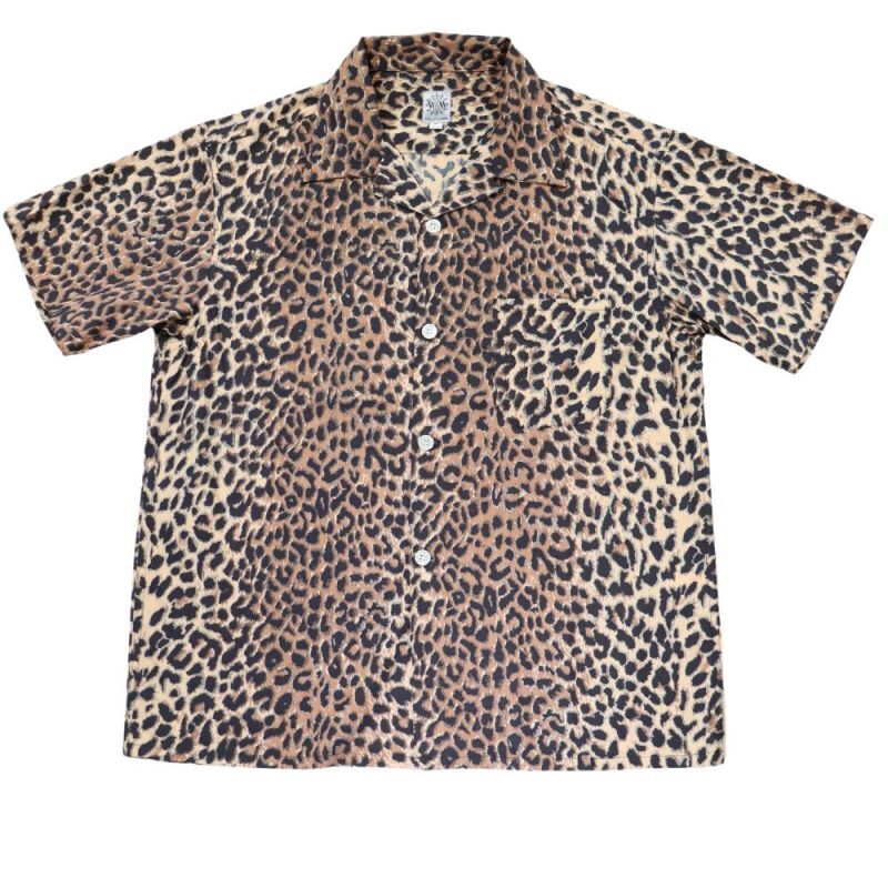 WEARMASTERS by Attractions ウエアマスターズ バイ アトラクションズ Lot.824 Leopard Cotton S/S Shirt レオパードコットンシャツ