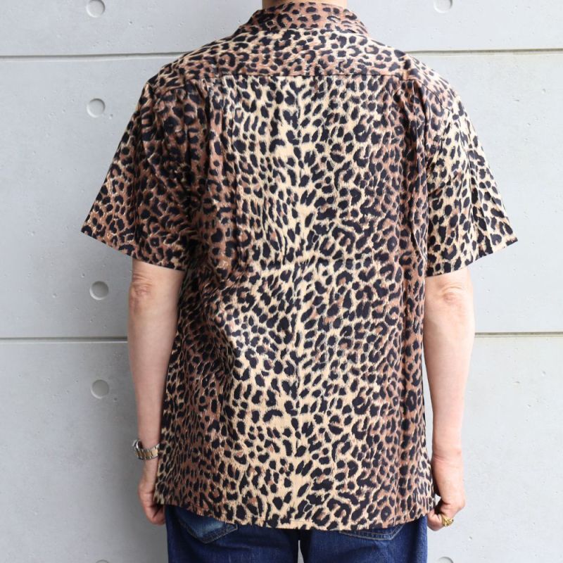 WEARMASTERS by Attractions ウエアマスターズ バイ アトラクションズ Lot.824 Leopard Cotton S/S Shirt レオパードコットンシャツ