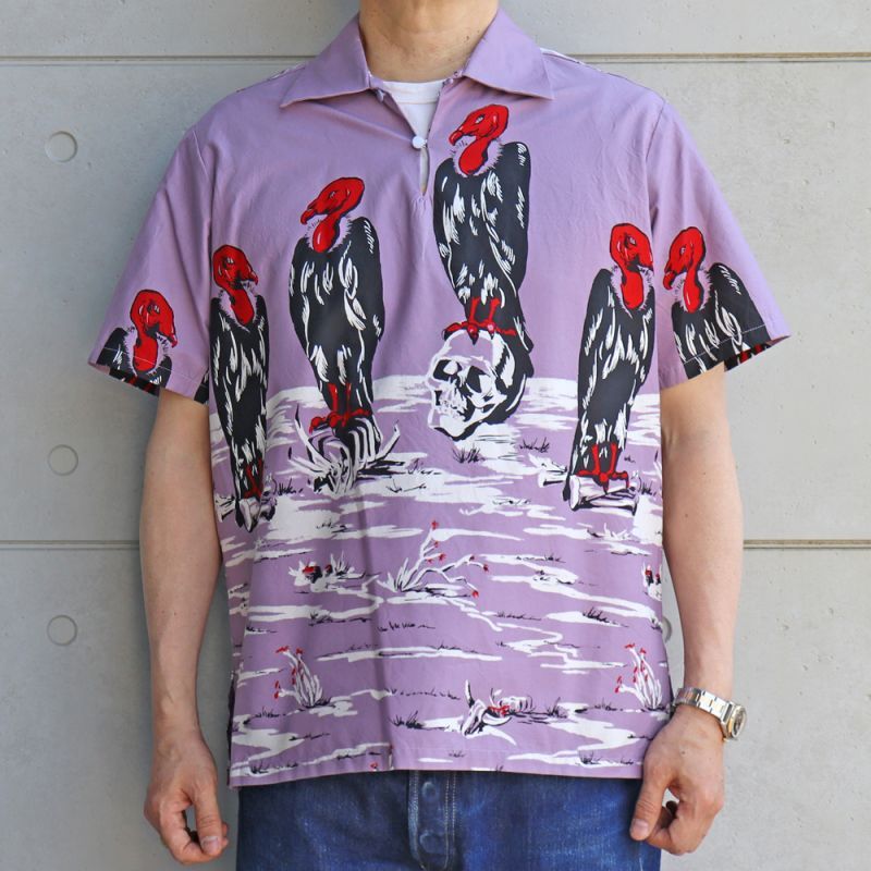 STAR OF HOLLYWOOD スターオブハリウッド サンサーフ SH39310 COTTON TYPEWRITER PULLOVER SHIRT “CONDOR”  コットンタイプライター プルオーバーシャツ