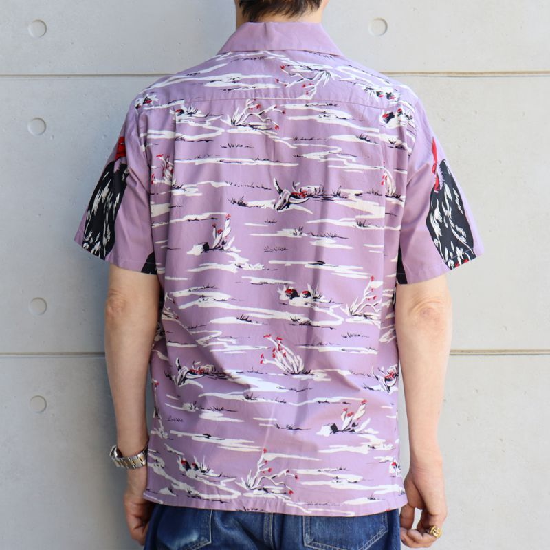STAR OF HOLLYWOOD Sunsurf SH39310 COTTON TYPEWRITER PULLOVER SHIRT