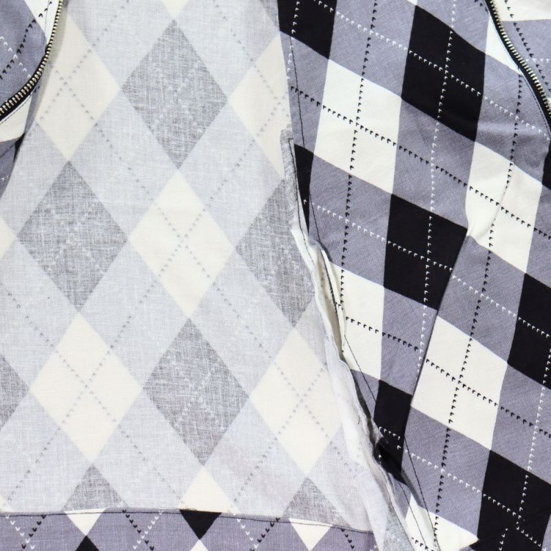 WEARMASTERS by attractions ウエアマスターズ バイ アトラクションズ lot.819 Argyle Blouson アーガイルブルゾン 50s 50年代 ミッドセンチュリー アーガイル チェック テキスタイル レーヨンリネン 抜染プリント ブルゾン ジャケット