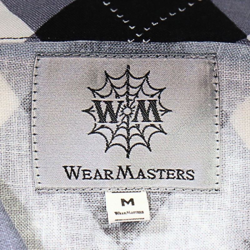 WEARMASTERS by attractions ウエアマスターズ バイ アトラクションズ lot.819 Argyle Blouson アーガイルブルゾン 50s 50年代 ミッドセンチュリー アーガイル チェック テキスタイル レーヨンリネン 抜染プリント ブルゾン ジャケット