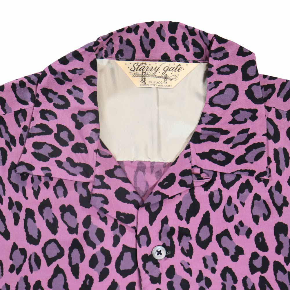 JELADO ジェラード SG02101 West Coast Shirt ウエストコートシャツ  オープンカラーシャツ レオパード