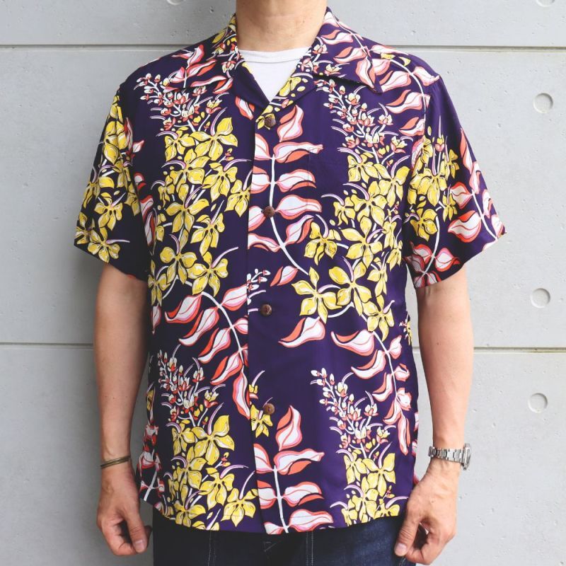 SUN SURF サンサーフ SS39221 RAYON HAWAIIAN SHIRT “GINGER LILY” レーヨン ハワイアンシャツ ジンジャーリリー ホワイトリリー