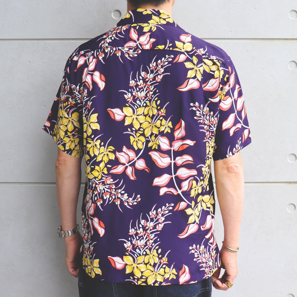 SUN SURF サンサーフ SS39221 RAYON HAWAIIAN SHIRT “GINGER LILY” レーヨン ハワイアンシャツ ジンジャーリリー ホワイトリリー