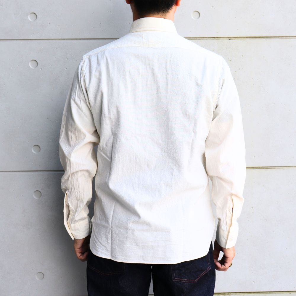 BUZZ RICKSON'S バズリクソンズ BR25996 WHITE CHAMBRAY WORK SHIRT ホワイトシャンブレーシャツ 長袖