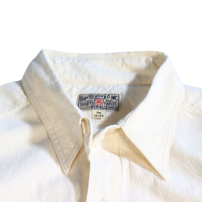 BUZZ RICKSON'S バズリクソンズ BR25996 WHITE CHAMBRAY WORK SHIRT ホワイトシャンブレーシャツ 長袖