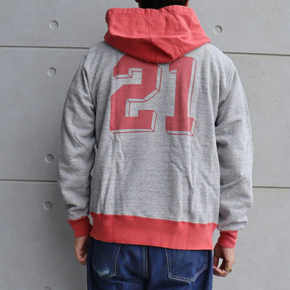 TOYO ENTERPRISE WHITESVILLE WV69395 ATTACHED HOOD PARKA AGED Sweatshirt with brushed lining Sweat parka Crew neck Cotton