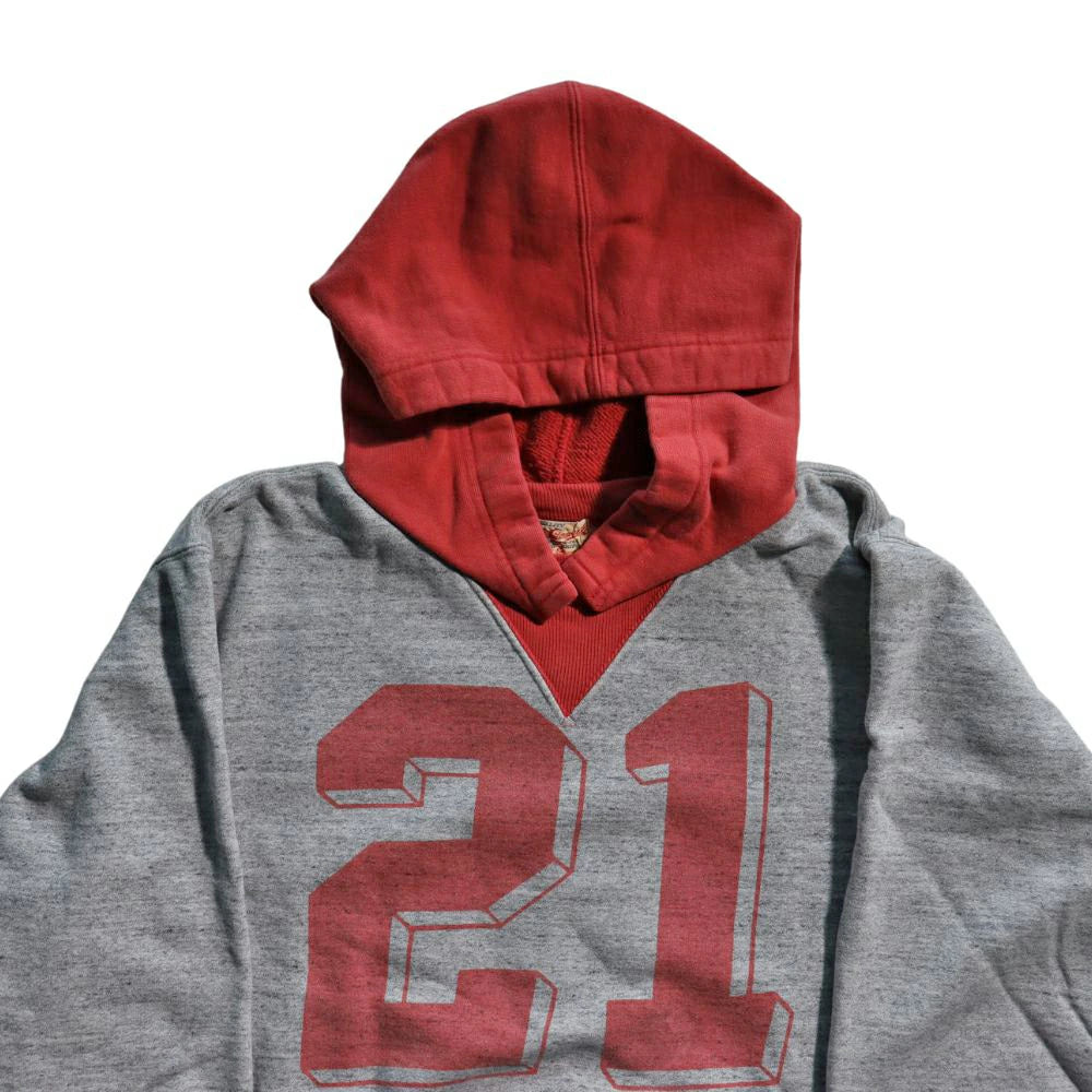 TOYO ENTERPRISE WHITESVILLE WV69395 ATTACHED HOOD PARKA AGED Sweatshirt with brushed lining Sweat parka Crew neck Cotton