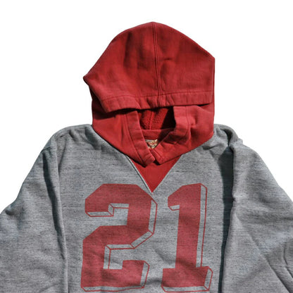 TOYO ENTERPRISE WHITESVILLE WV69395 ATTACHED HOOD PARKA AGED Sweatshirt with brushed lining Sweat parka Crew neck Cotton