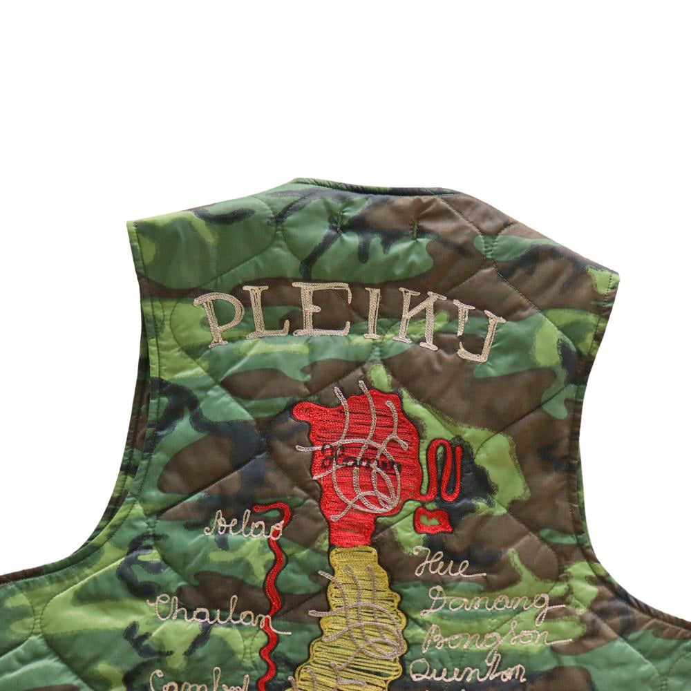 TAILOR TOYO テーラー東洋 Late 1960s Style Vietnam Liner Vest “PLEIKU” ベトナム ライナー ベスト プレイク TT15634 スーベニアベスト  ヴィンテージ vintage カモフラージュ camouflage 刺繍 embroidery