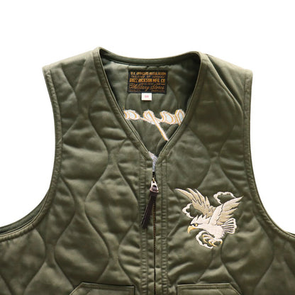 BUZZ RICKSON'S バズリクソンズ "SUKA" EMBROIDERY VEST スカ 刺繍 ベスト BR15586  アウター ジャケット outer jacket コットン cotton 米兵 ミリタリー military