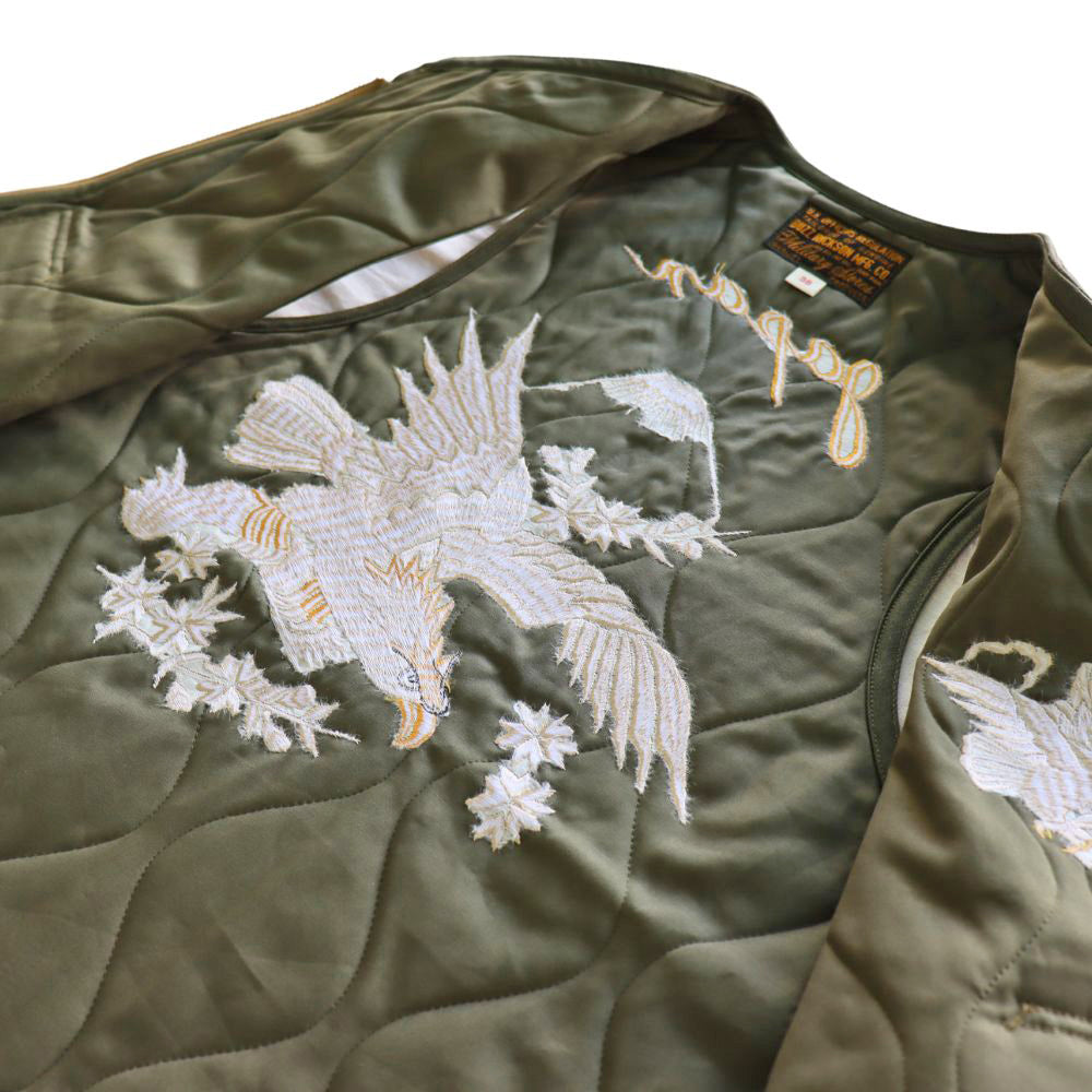 BUZZ RICKSON'S バズリクソンズ "SUKA" EMBROIDERY VEST スカ 刺繍 ベスト BR15586  アウター ジャケット outer jacket コットン cotton 米兵 ミリタリー military