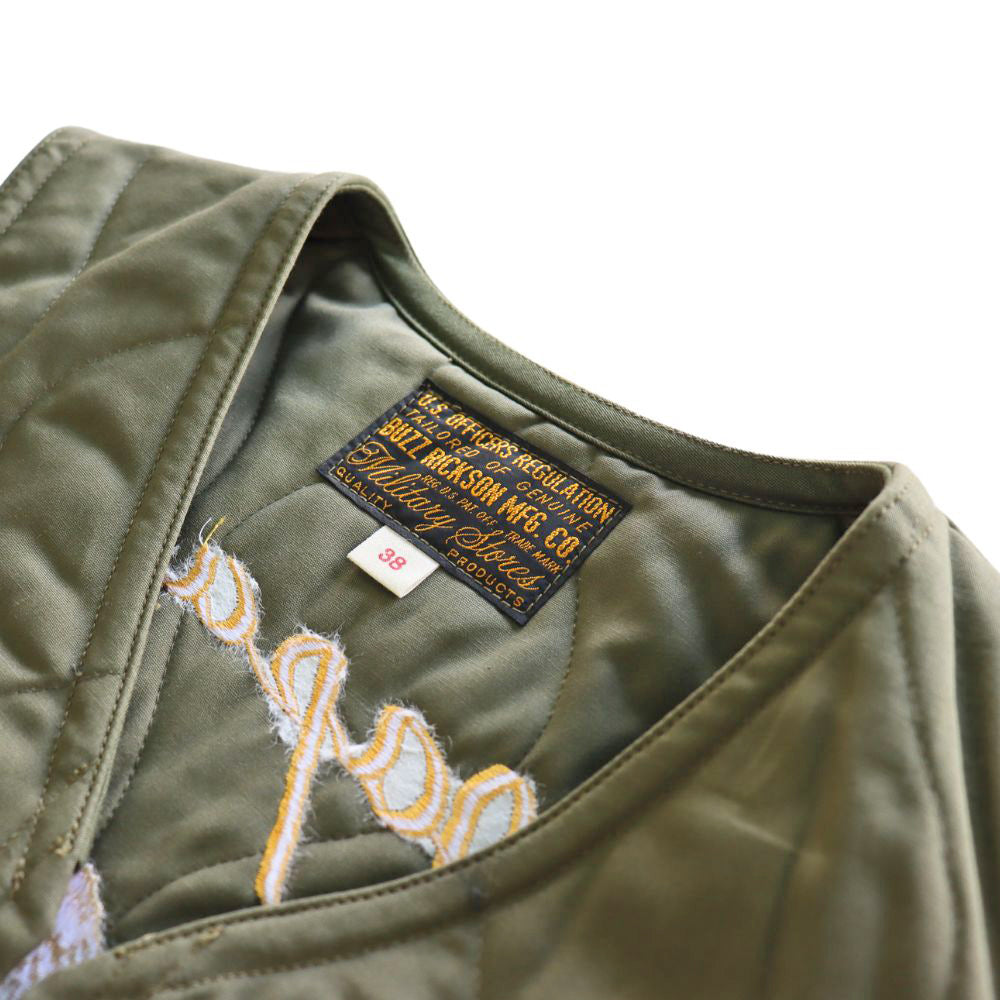 BUZZ RICKSON'S バズリクソンズ "SUKA" EMBROIDERY VEST スカ 刺繍 ベスト BR15586  アウター ジャケット outer jacket コットン cotton 米兵 ミリタリー military