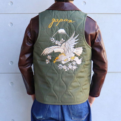 BUZZ RICKSON'S バズリクソンズ "SUKA" EMBROIDERY VEST スカ 刺繍 ベスト BR15586  アウター ジャケット outer jacket コットン cotton 米兵 ミリタリー military