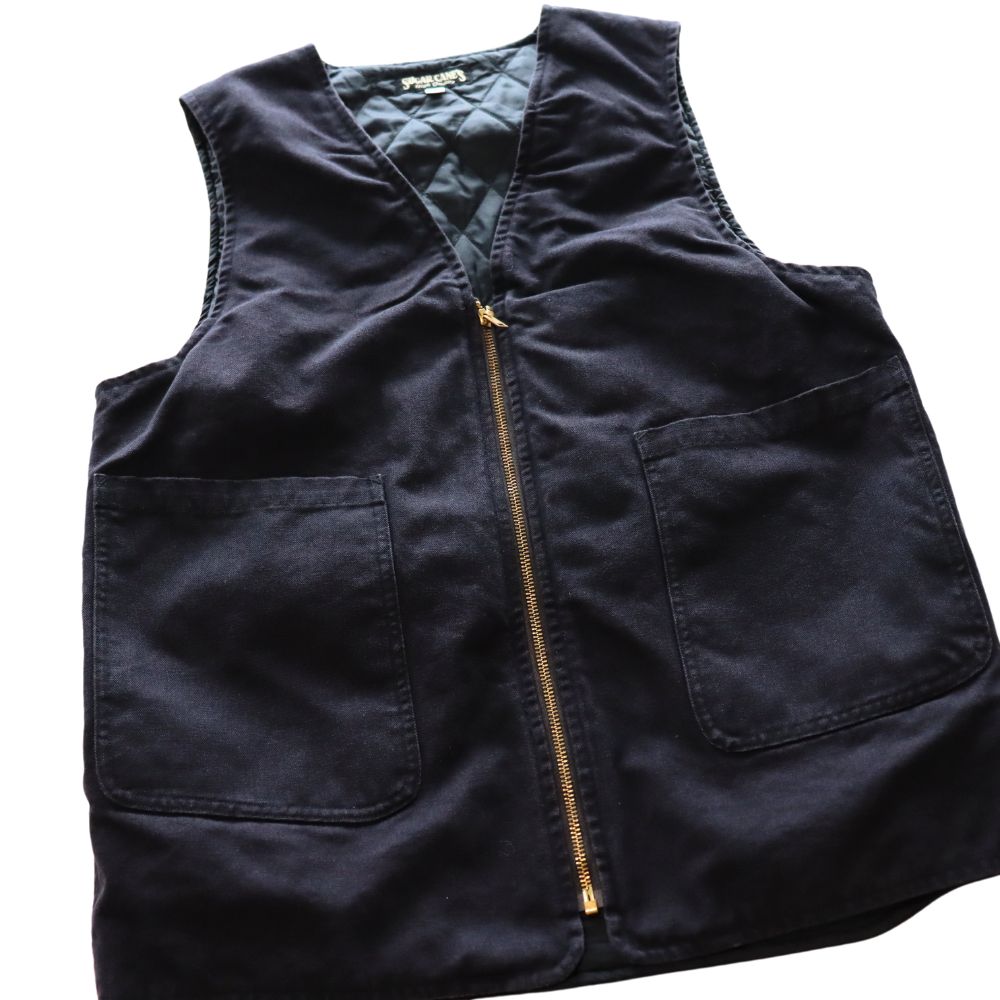 SUGAR CANE シュガーケーン COTTON DUCK PADDED WORK コットンダック SC15612  vest ベスト コットン