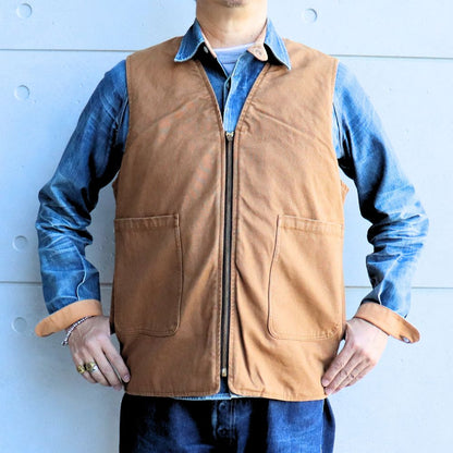 SUGAR CANE シュガーケーン COTTON DUCK PADDED WORK コットンダック SC15612  vest ベスト コットン