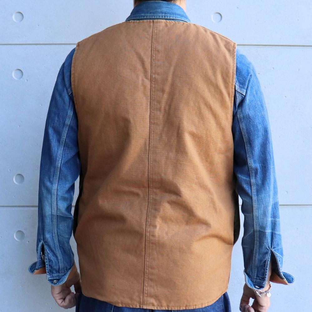 SUGAR CANE シュガーケーン COTTON DUCK PADDED WORK コットンダック SC15612  vest ベスト コットン