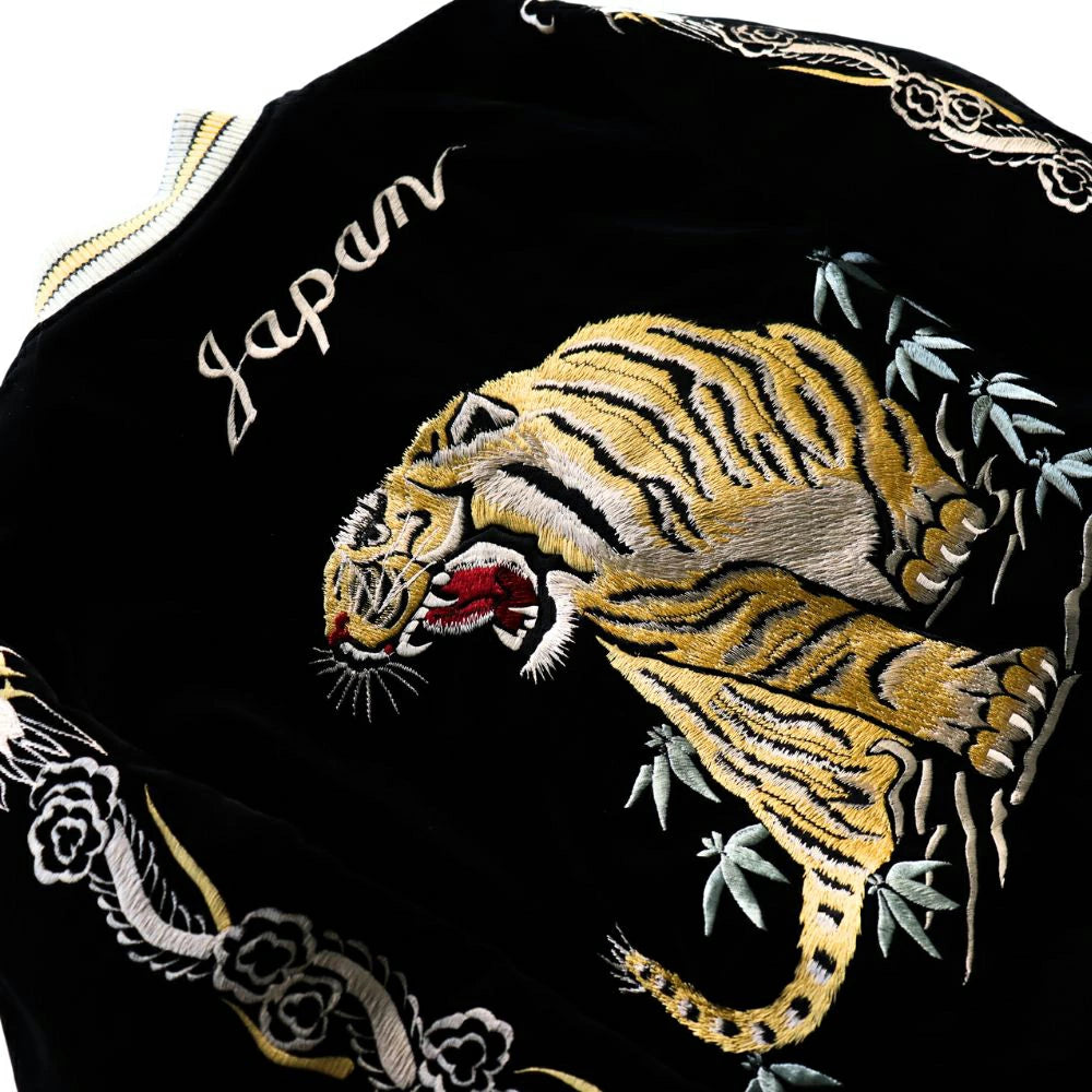 TAILOR TOYO Mid 1950s Style Velveteen Souvenir Jacket “ROARING TIGER” × “WHITE EAGLE” TT15544-119 Souvenir Jacket Reversible