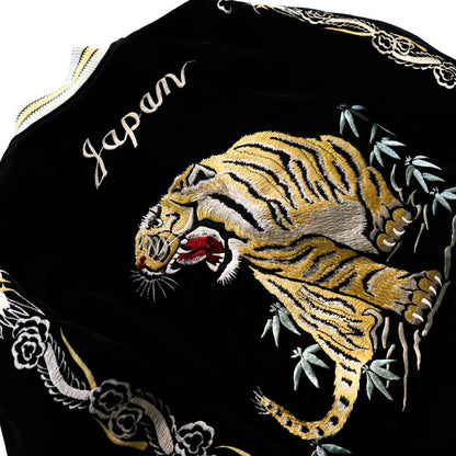 TAILOR TOYO Mid 1950s Style Velveteen Souvenir Jacket “ROARING TIGER” × “WHITE EAGLE” TT15544-119 Souvenir Jacket Reversible