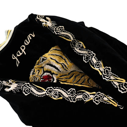 TAILOR TOYO Mid 1950s Style Velveteen Souvenir Jacket “ROARING TIGER” × “WHITE EAGLE” TT15544-119 Souvenir Jacket Reversible