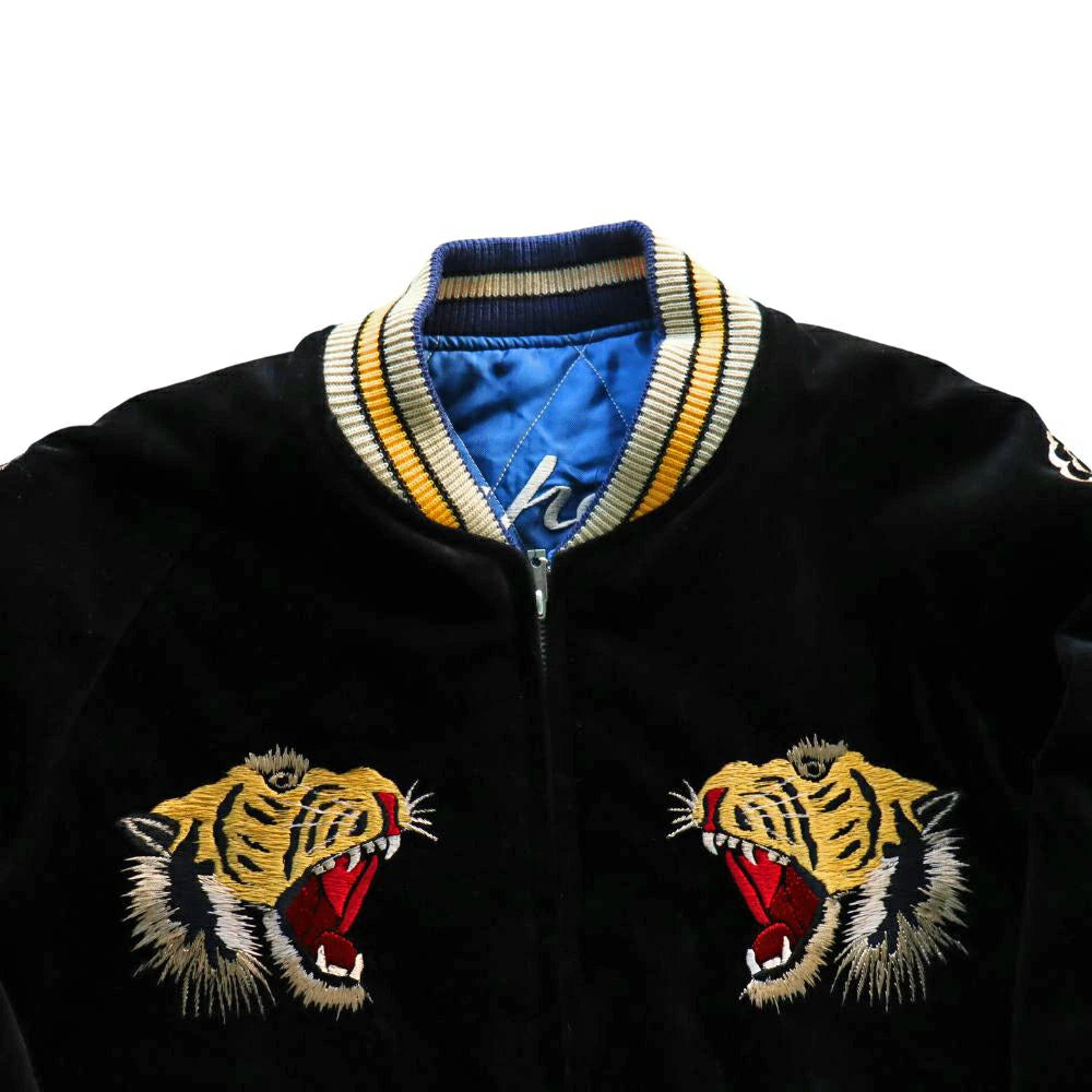TAILOR TOYO Mid 1950s Style Velveteen Souvenir Jacket “ROARING TIGER” × “WHITE EAGLE” TT15544-119 Souvenir Jacket Reversible