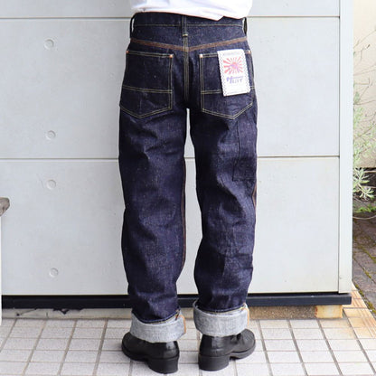 SAMURAI JEANS サムライジーンズ SM410DBN サムライ自動車倶楽部 17ozダブルニーワークパンツ 特ザラセルビッチデニム