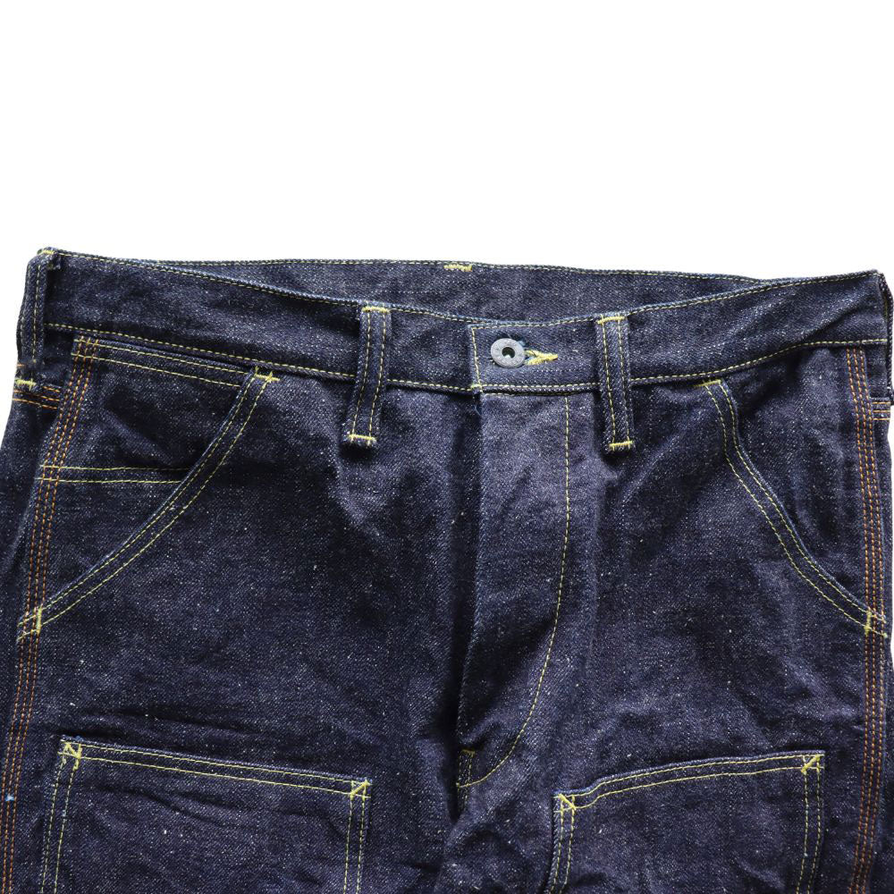 SAMURAI JEANS サムライジーンズ SM410DBN サムライ自動車倶楽部 17ozダブルニーワークパンツ 特ザラセルビッチデニム