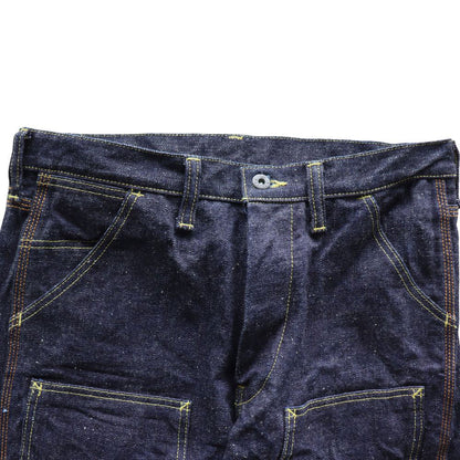 SAMURAI JEANS サムライジーンズ SM410DBN サムライ自動車倶楽部 17ozダブルニーワークパンツ 特ザラセルビッチデニム
