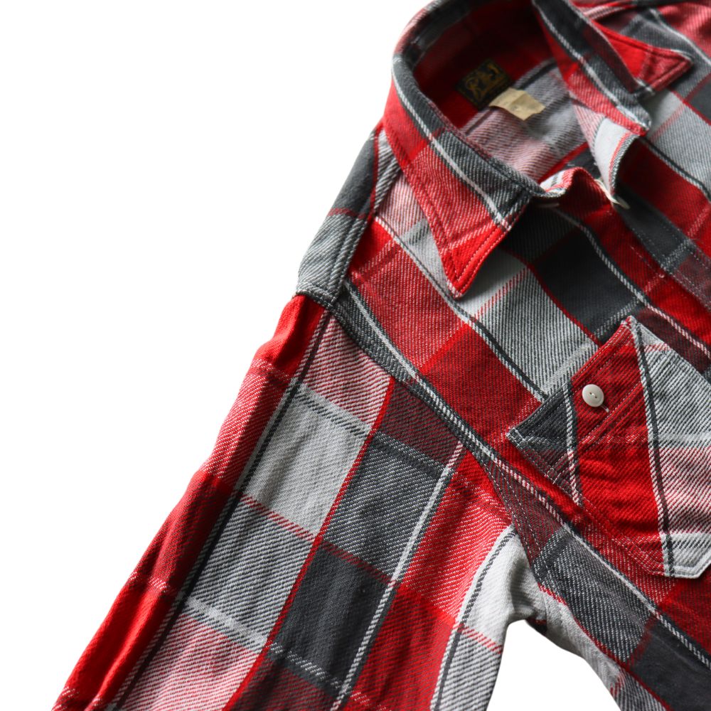 CUSHMAN クッシュマン 25593 VINTAGE CHECK WORK SHIRTS ヴィンテージチェックワークシャツ 長袖