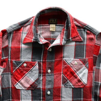 CUSHMAN クッシュマン 25593 VINTAGE CHECK WORK SHIRTS ヴィンテージチェックワークシャツ 長袖