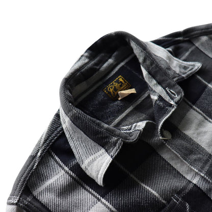 CUSHMAN クッシュマン 25593 VINTAGE CHECK WORK SHIRTS ヴィンテージチェックワークシャツ 長袖