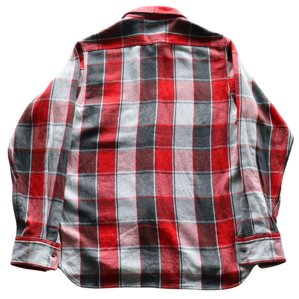 CUSHMAN クッシュマン 25593 VINTAGE CHECK WORK SHIRTS ヴィンテージチェックワークシャツ 長袖
