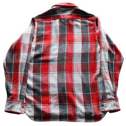 CUSHMAN クッシュマン 25593 VINTAGE CHECK WORK SHIRTS ヴィンテージチェックワークシャツ 長袖