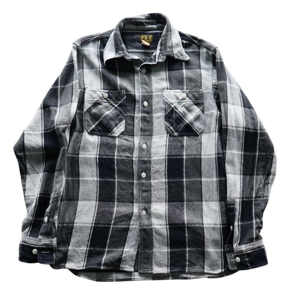 CUSHMAN クッシュマン 25593 VINTAGE CHECK WORK SHIRTS ヴィンテージチェックワークシャツ 長袖