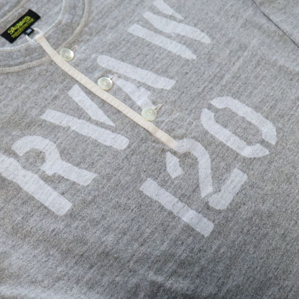 DAPPER'S ダッパーズ 1727 HENLEY NECK LONG SLEEVE TEE SPECIAL SEWING MODEL ヘンリーネック ロングT スペシャルソーイングモデル