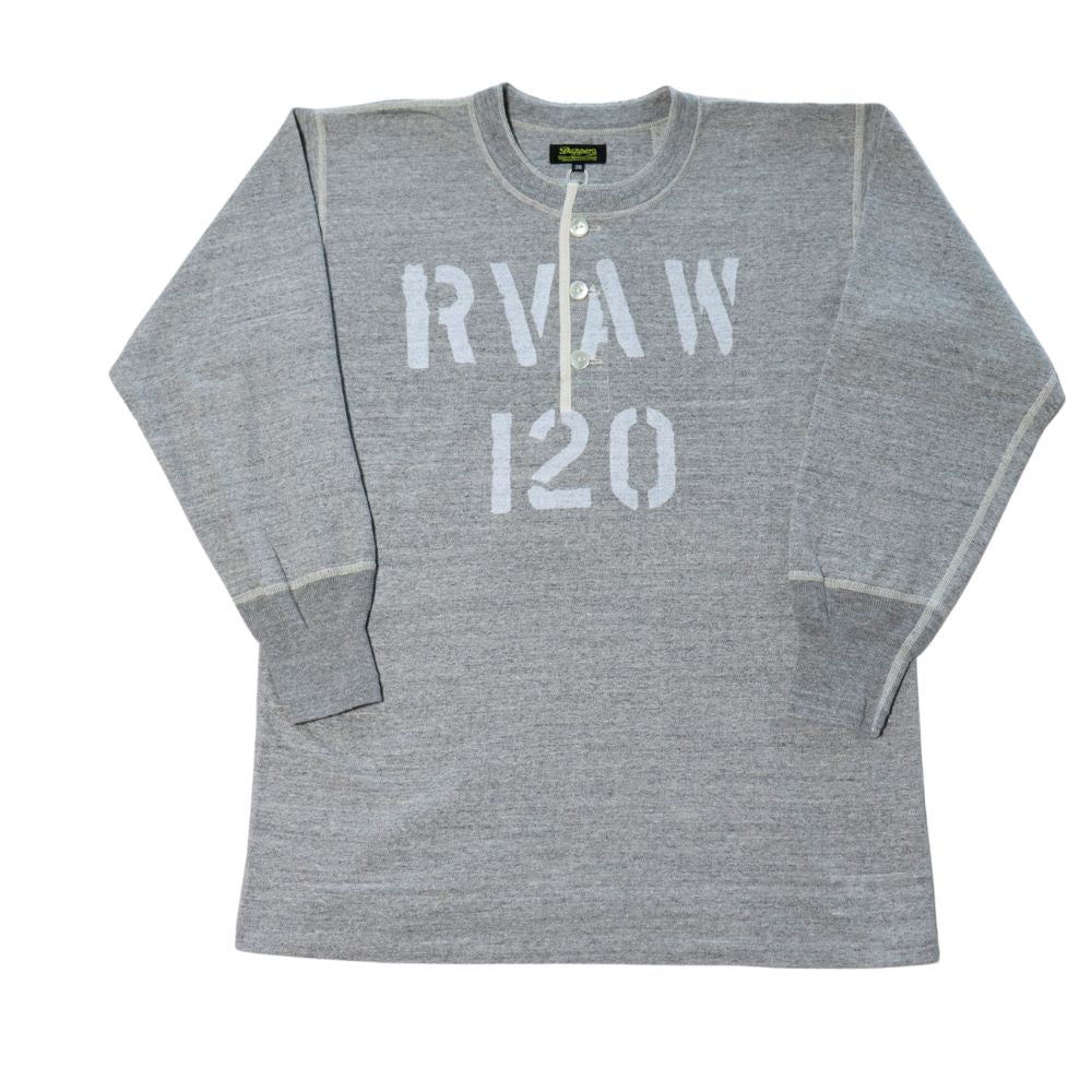 DAPPER'S ダッパーズ 1727 HENLEY NECK LONG SLEEVE TEE SPECIAL SEWING MODEL ヘンリーネック ロングT スペシャルソーイングモデル