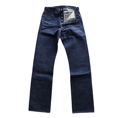 SUGAR CANE シュガーケーン SC49005 Super “Denim” Collectibles #05 14.25oz. BLUE DENIM WAIST OVERALLS “1942” MODEL