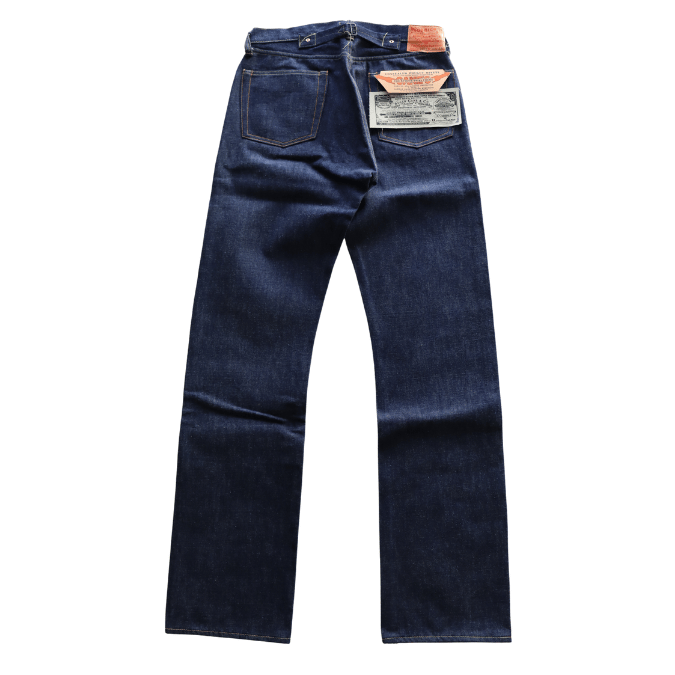 SUGAR CANE シュガーケーン SC49005 Super “Denim” Collectibles #05 14.25oz. BLUE DENIM WAIST OVERALLS “1942” MODEL