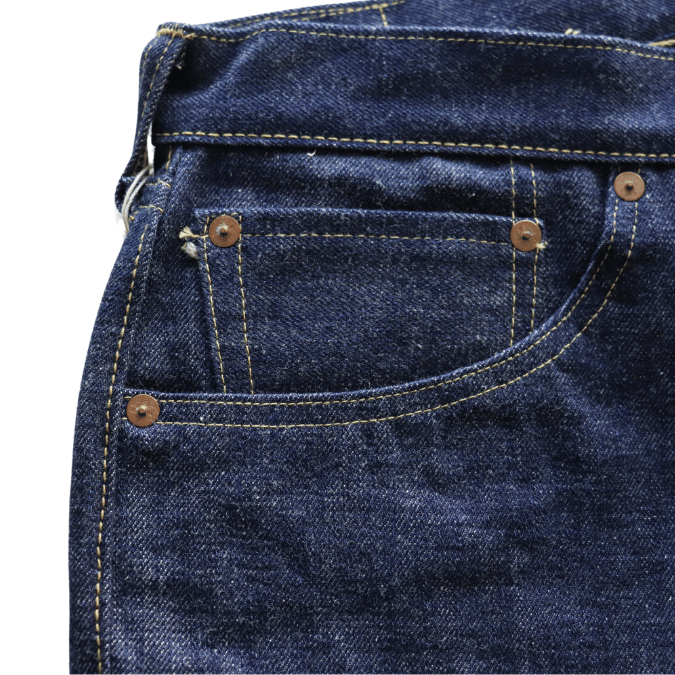 SUGAR CANE シュガーケーン SC49005 Super “Denim” Collectibles #05 14.25oz. BLUE DENIM WAIST OVERALLS “1942” MODEL
