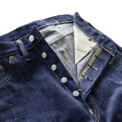 SUGAR CANE シュガーケーン SC49005 Super “Denim” Collectibles #05 14.25oz. BLUE DENIM WAIST OVERALLS “1942” MODEL
