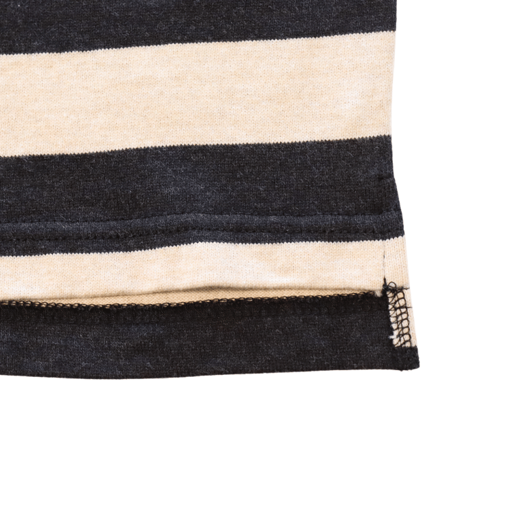 CUSHMAN クッシュマン 26849 BORDER BOAT NECK TEE ボーダーボートネックTシャツ 8分袖