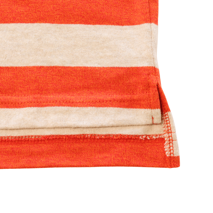 CUSHMAN クッシュマン 26849 BORDER BOAT NECK TEE ボーダーボートネックTシャツ 8分袖