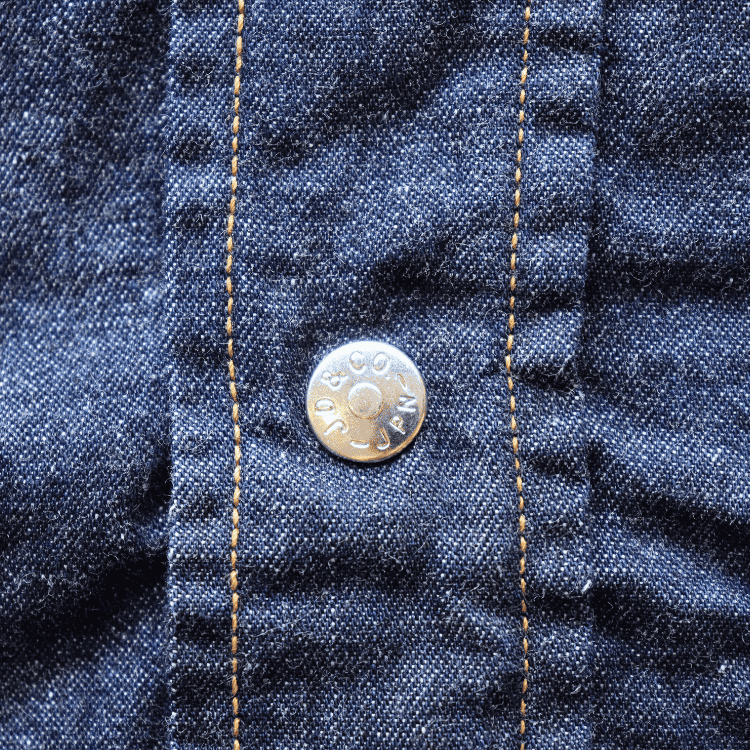 JELADO ジェラード Vaquero Shirt  JP11115 長袖デニムウェスタンシャツ ショートホーン